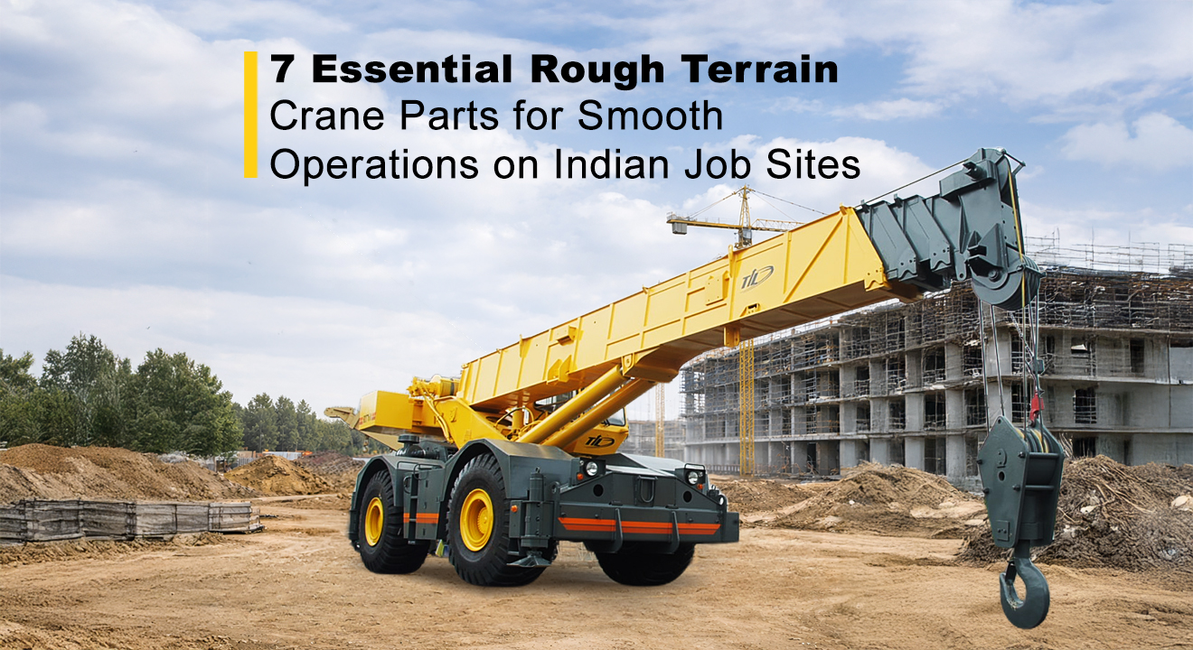 7 Essential Rough Terrain Crane Parts for Smooth Operations on Indian Sites